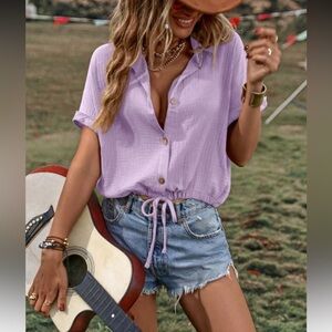 Purple Women's Casual Top